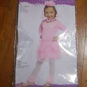 Brand New Pink Poodle Halloween Costume